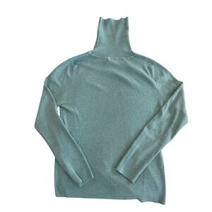 REPEAT‎ Long Sleeve Turtleneck Sweater Light Aqua Blue Size S